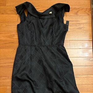 NWT Tahari black plaid dress